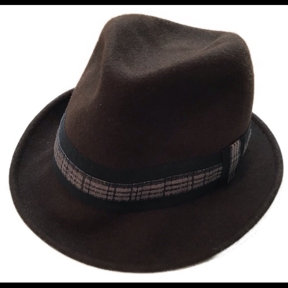 HEATHER HUEY couture milliner felted wool fedora - Picture 2 of 5